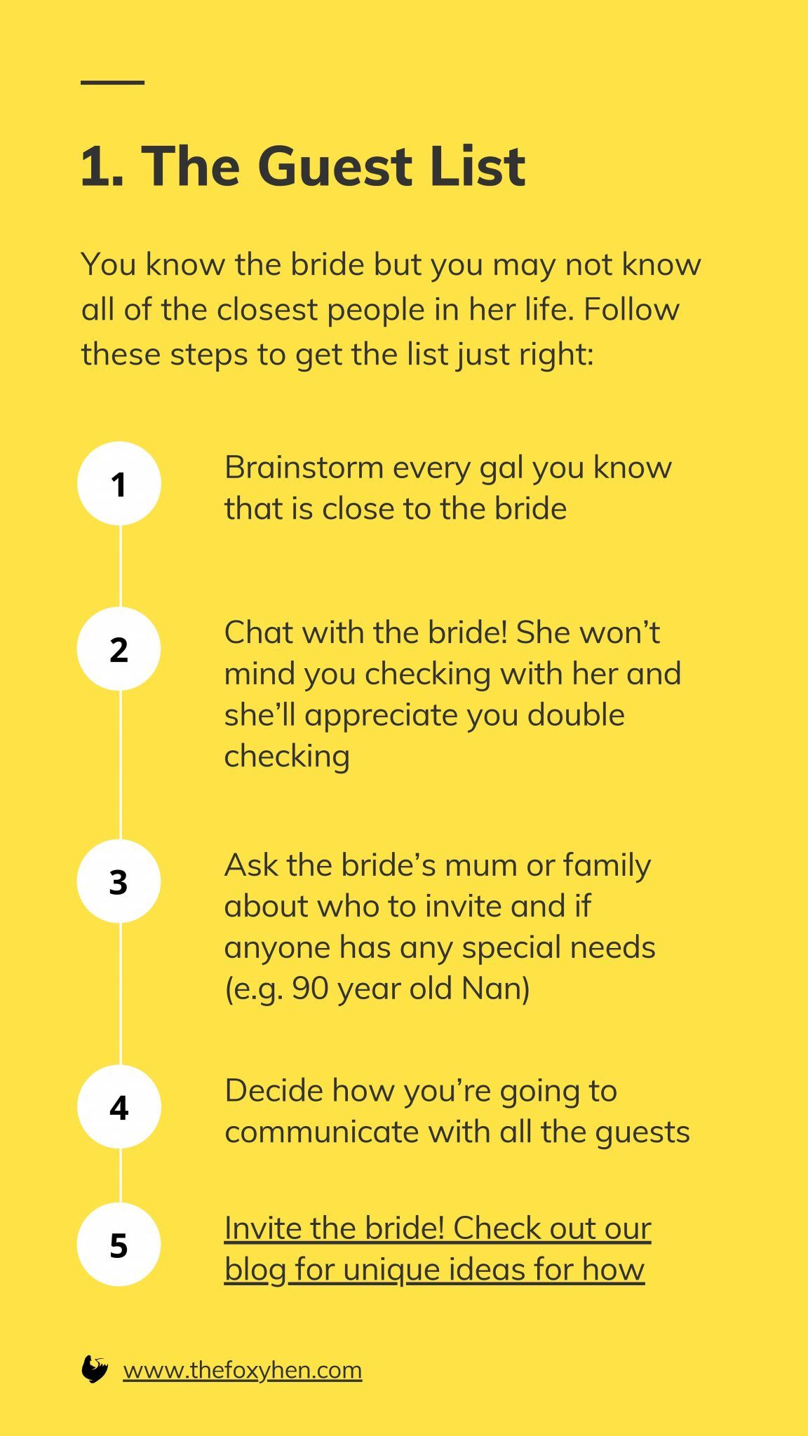 Hen Party Planning Guide | The Foxy Hen